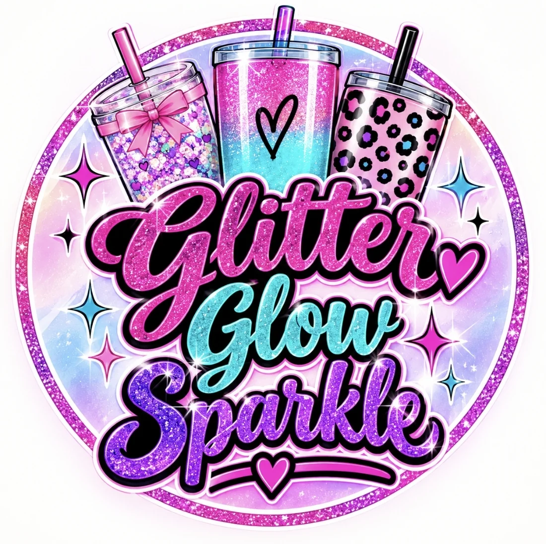 Pink glitter sparkle background aesthetic